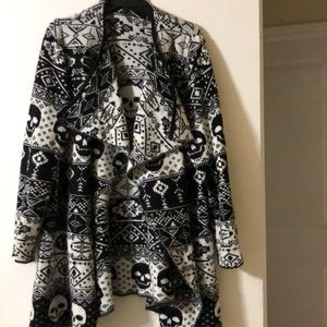 Plus size skeleton sweater.